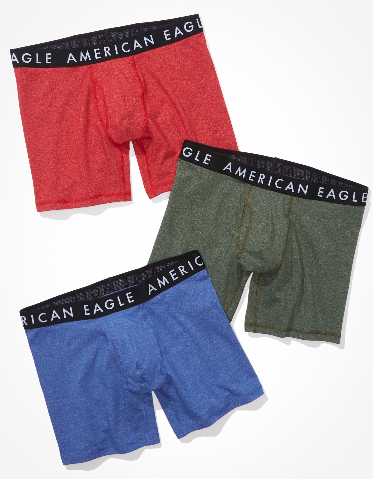 Shop AEO Solid 6 Classic Boxer Brief 3-Pack online
