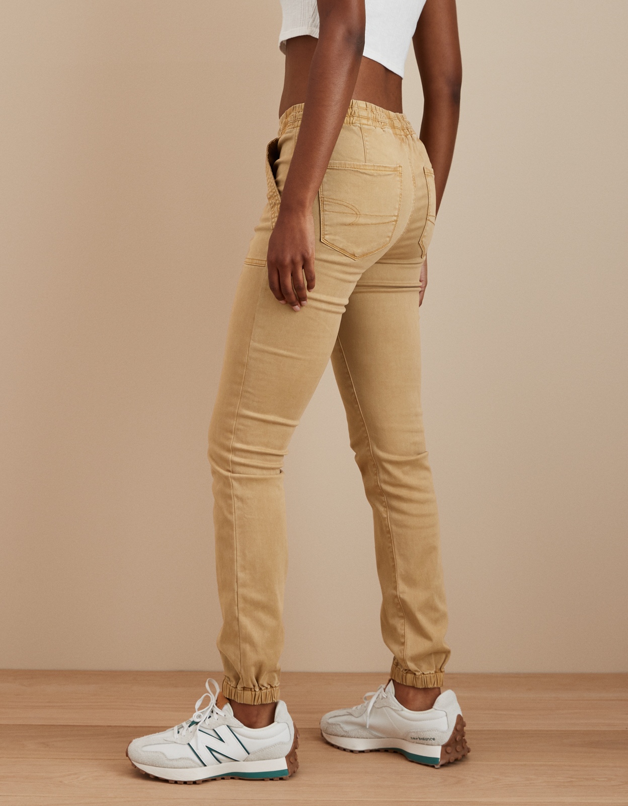 Shop AE Next Level High-Waisted Jegging Jogger online