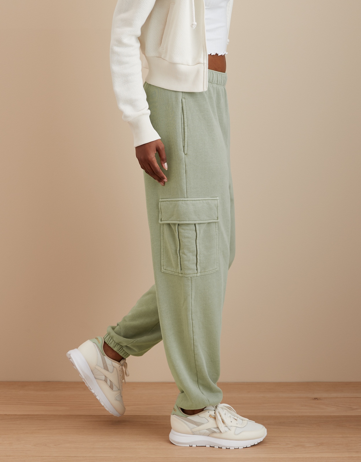 Fleece hotsell cargo joggers