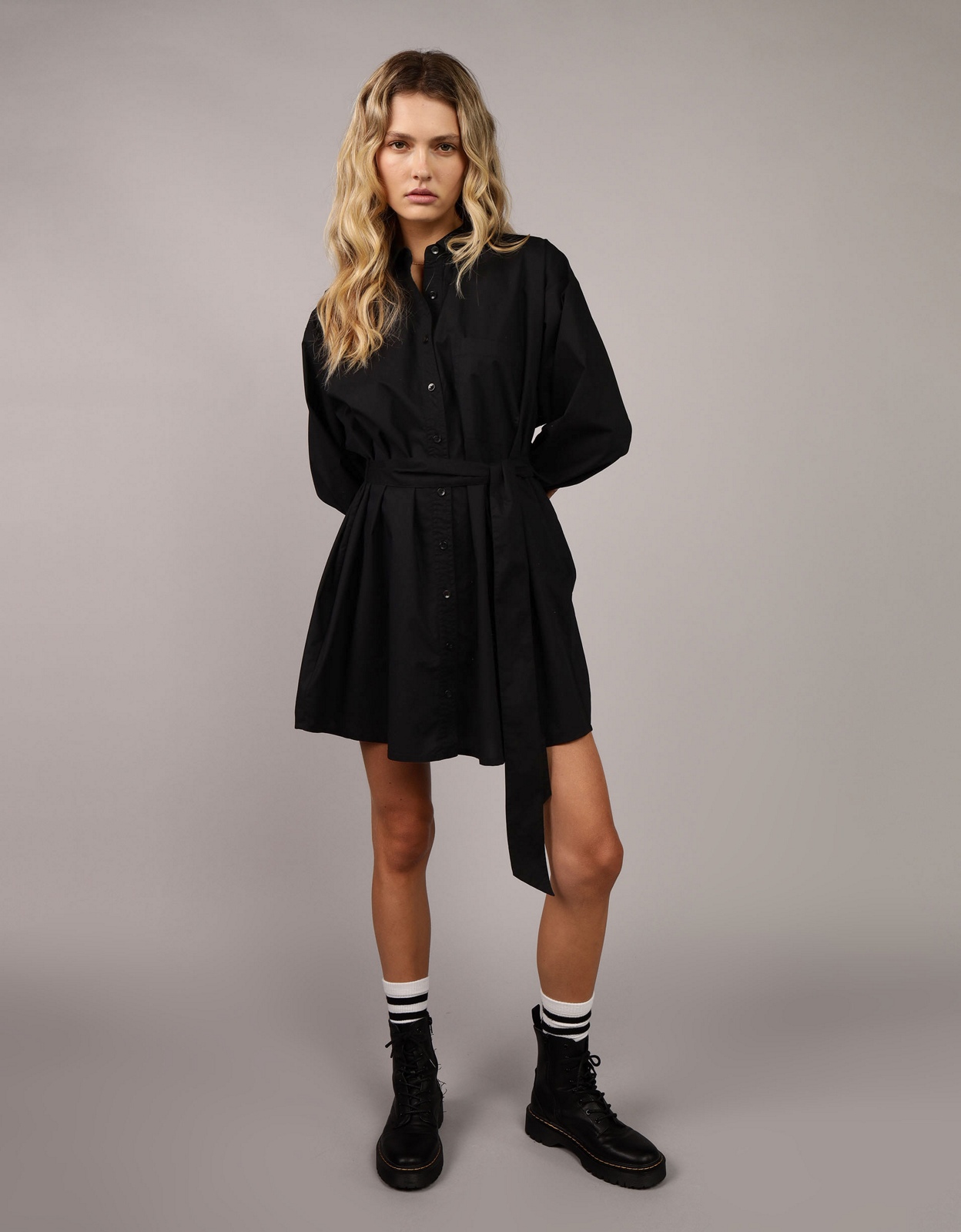 Buy AE Easy Shirt Dress online American Eagle Outfitters