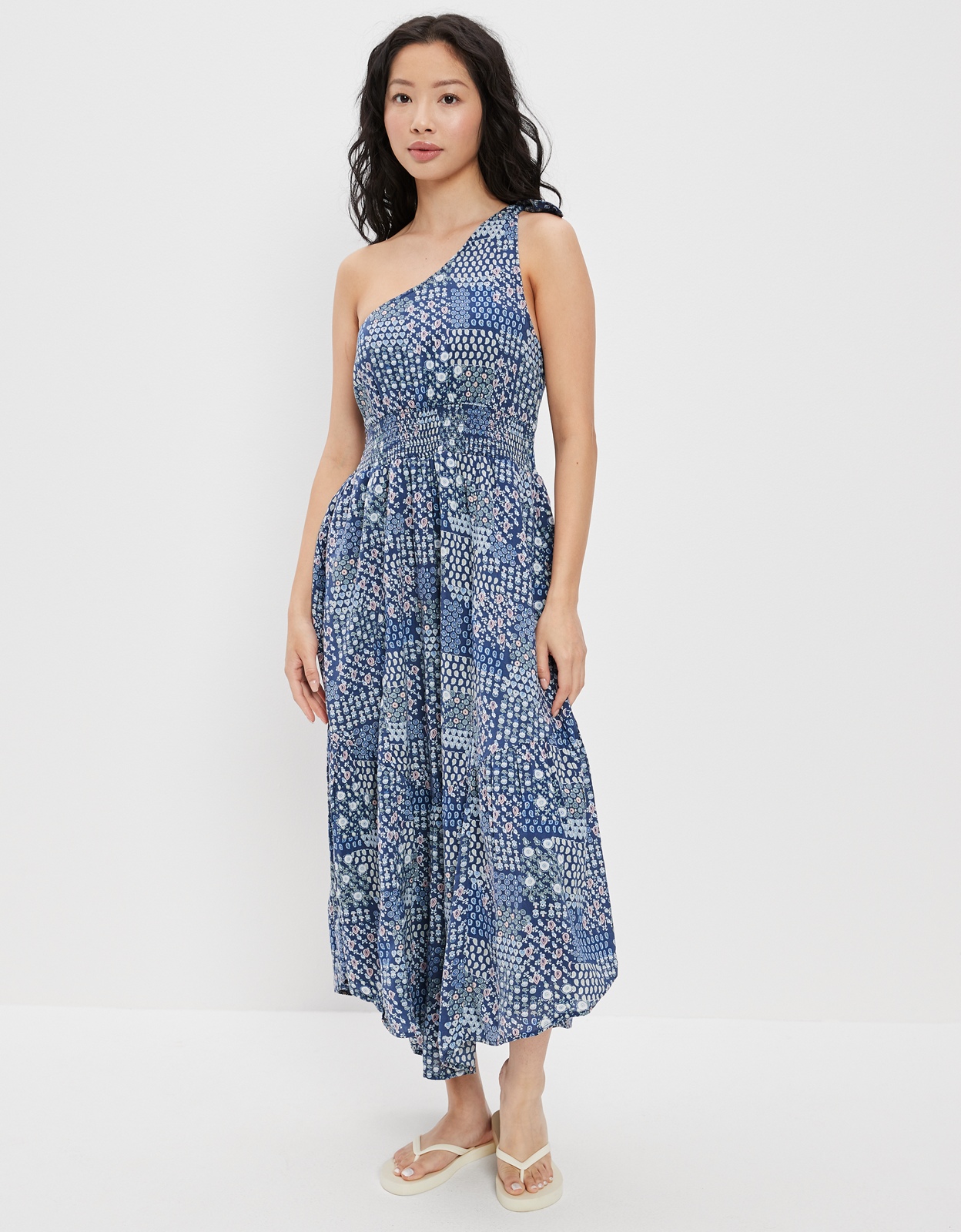 American eagle one top shoulder dress