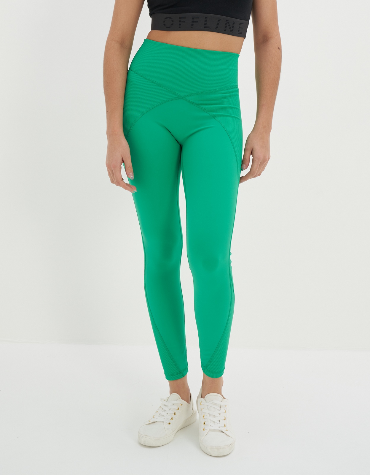 Shop OFFLINE Goals High Waisted Ribbed Legging online