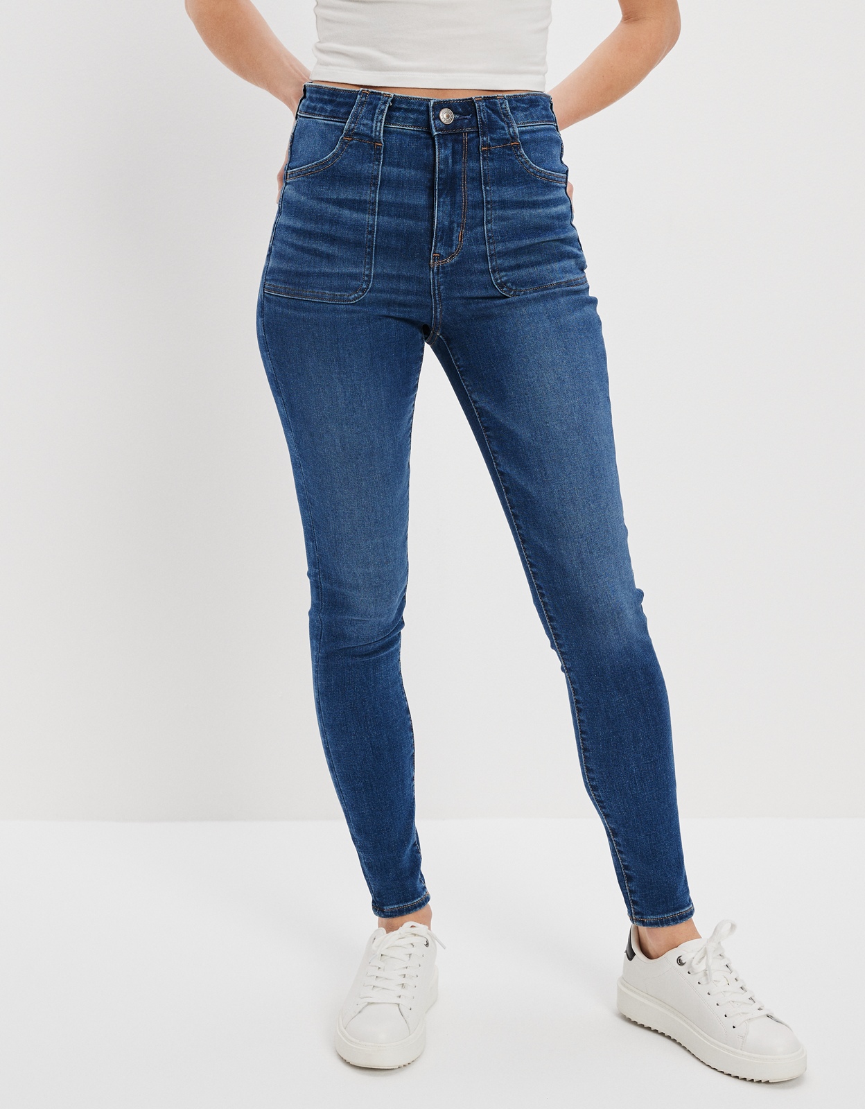 Shop AE Ne(x)t Level Super High-Waisted Jegging online