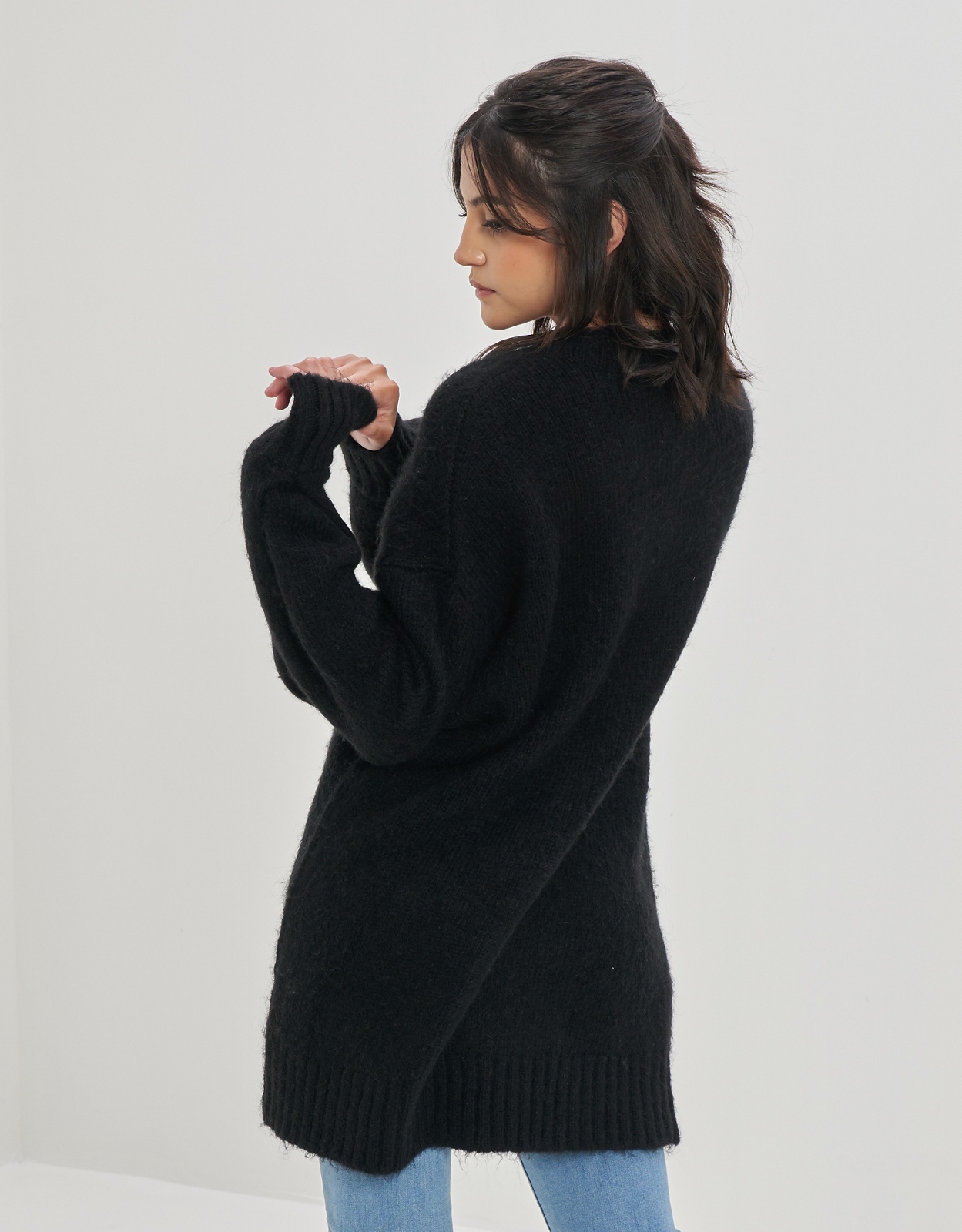 American eagle black best sale cardigan