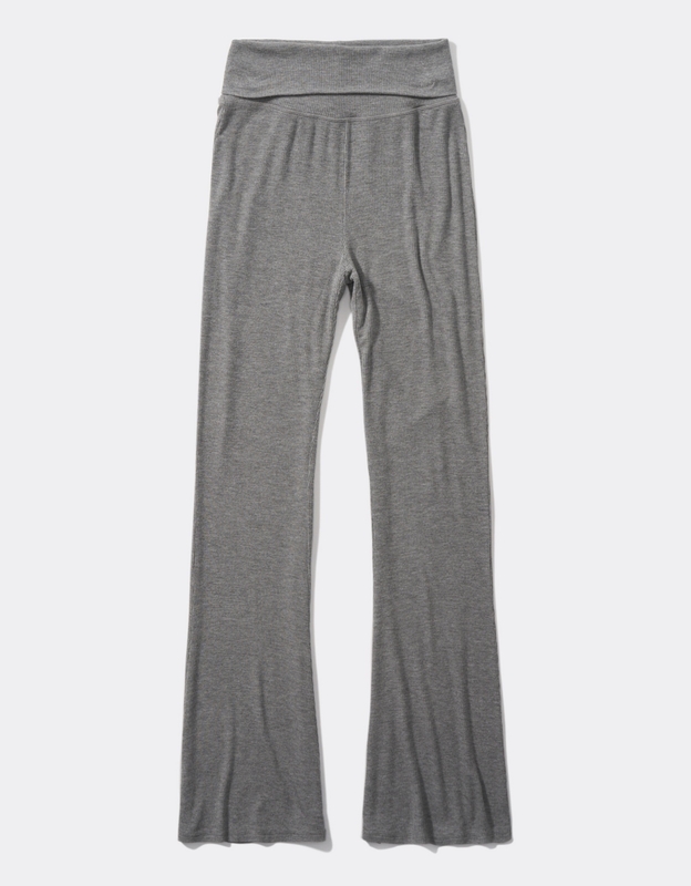 Shop Aerie Real Soft Foldover Flare Pant online