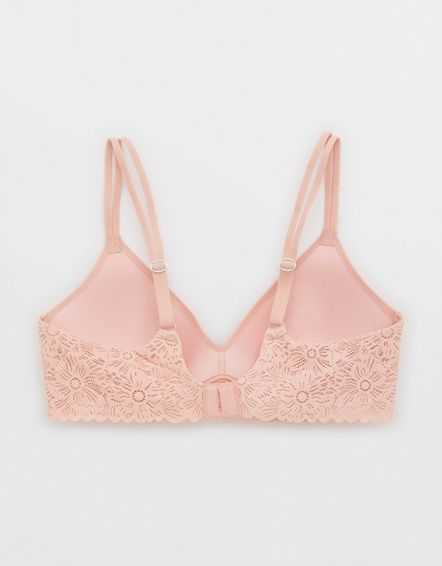 aerie aerie Real Happy Wireless Push Up Retro Lace BraReal Happy Wireless  Push Up Retro Lace Bra 44.95