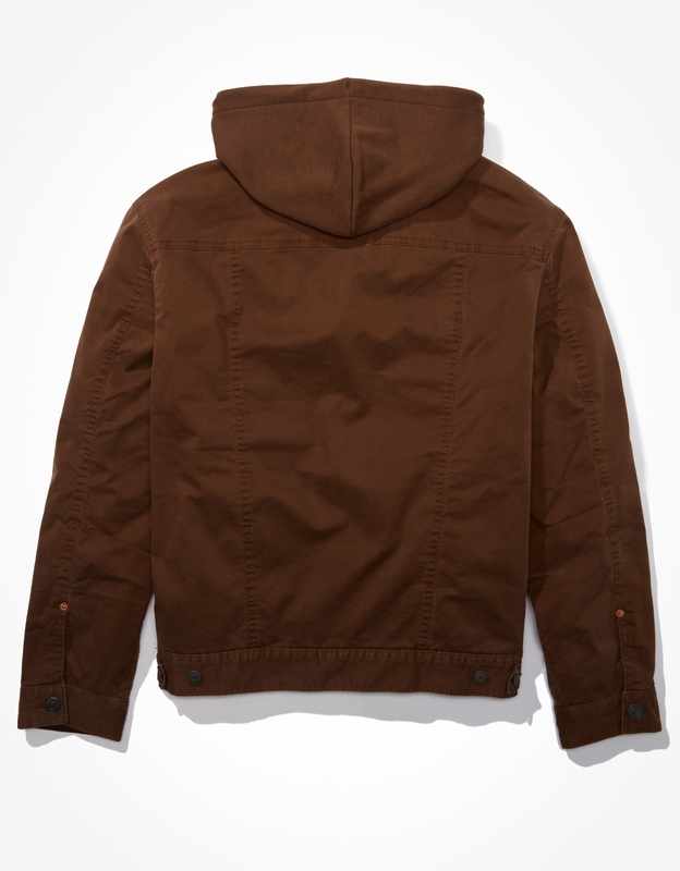 Shop AE Hooded Twill Jacket online American Eagle Outfitters Egypt